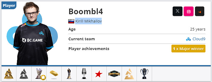 《csgo》Boombl4個人資料介紹 《csgo》Boombl4個人資料介紹