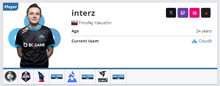 《csgo》interz個人資料介紹 《csgo》interz個人資料介紹