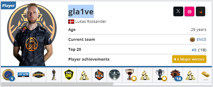 《csgo》gla1ve個人資料介紹 《csgo》gla1ve個人資料介紹