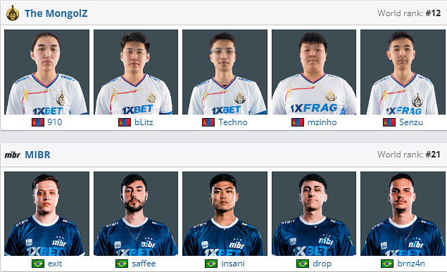 《csgo》沙烏地阿拉伯杯入圍賽MongolZ vs MIBR影片介紹