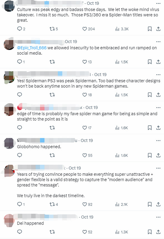 玩家懷念未DEI化的老黑貓並靈魂發文：發生什麽了？