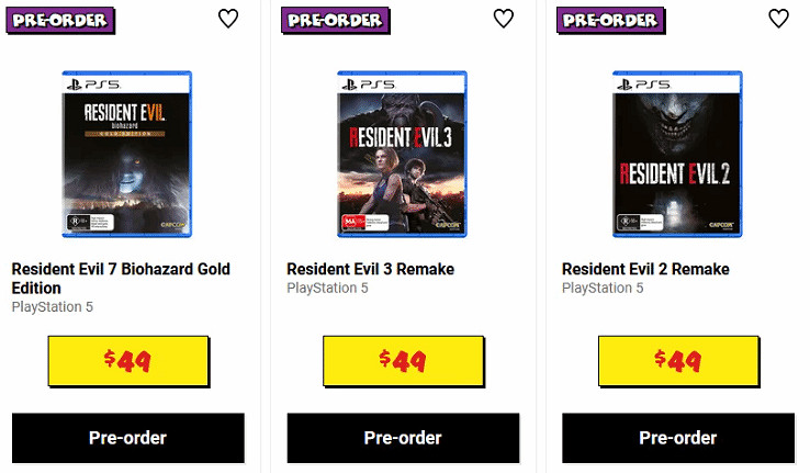 《惡靈古堡2/3/7》PS5實體版曝光：賣得有點貴啊！