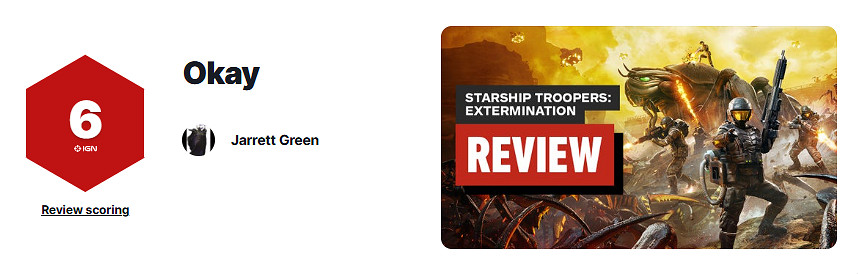 《星河戰隊：滅絕》IGN 6分：整體一般 戰鬥可圈可點