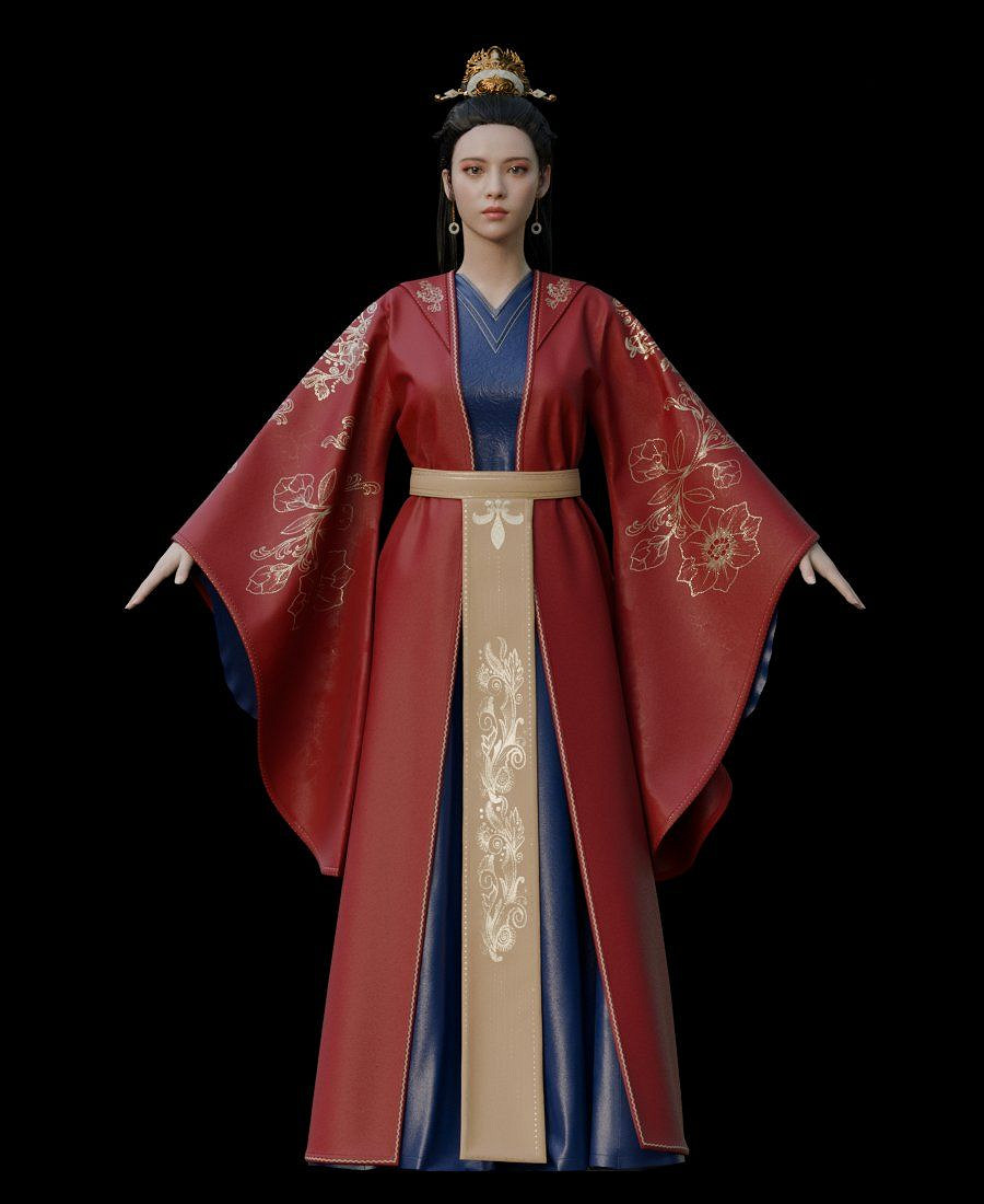 博主自製《黑神話》角色“亢金星君”渲染圖:清麗佳人! 博主自製《黑神話》角色“亢金星君”渲染圖:清麗佳人!