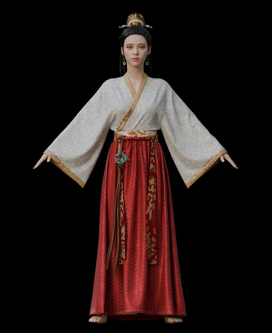 博主自製《黑神話》角色“亢金星君”渲染圖:清麗佳人! 博主自製《黑神話》角色“亢金星君”渲染圖:清麗佳人!