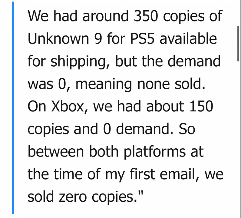 據稱《無名九使：覺醒》美國零售竟然連一份都沒賣出去