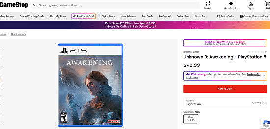 《無名九使:覺醒》實體銷量慘淡:2900家門店零售出 《無名九使:覺醒》實體銷量慘淡:2900家門店零售出