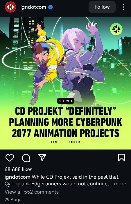 《電馭叛客2077》新動畫上線時間介紹 《電馭叛客2077》新動畫上線時間介紹