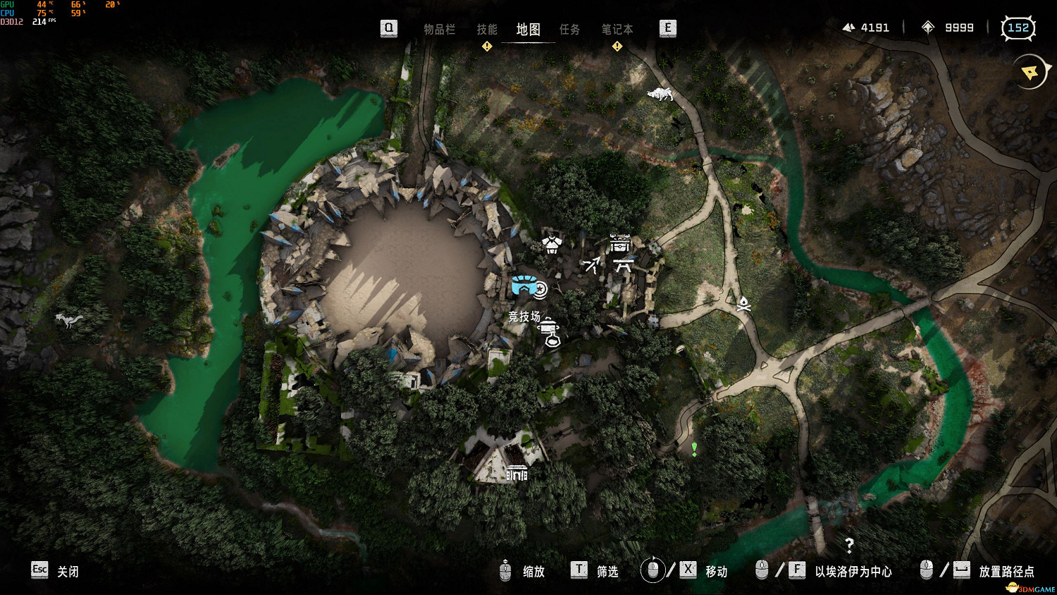 《地平線：西域禁地》格鬥場狩獵試煉場競技場位置 獎杯獲取及獎勵