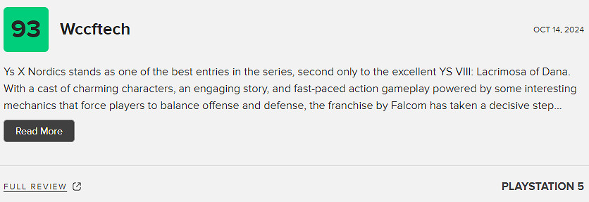 《伊蘇10:北境曆險》M站80分：新玩家入坑的絕佳機會!