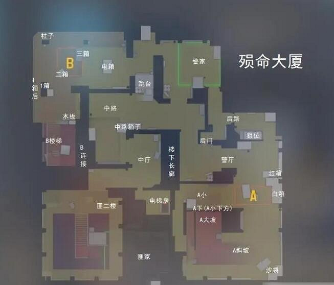 《csgo》殞命大廈點位介紹 《csgo》殞命大廈點位介紹