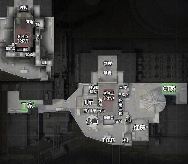 《csgo》核子危機點位介紹 《csgo》核子危機點位介紹