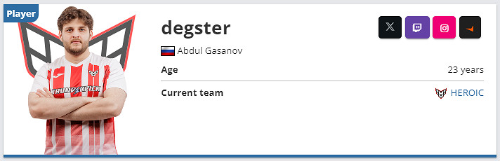 《csgo》degster個人資料介紹 《csgo》degster個人資料介紹