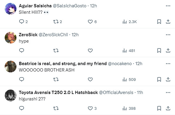 《鳴泣之時》開發商明天公布新消息！沉默之丘F要來了？