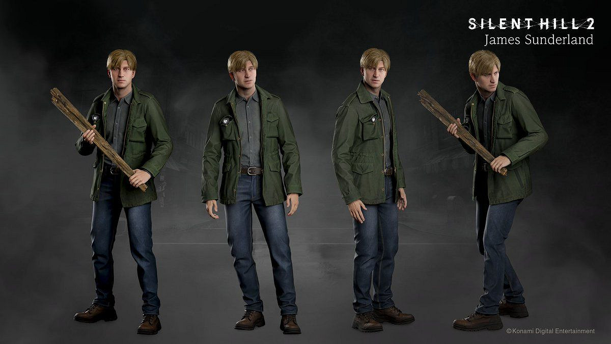 《沉默之丘2重製版》服裝設計圖公布 詹姆斯、瑪麗亞等