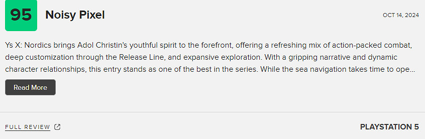 《伊蘇10:北境曆險》M站80分：新玩家入坑的絕佳機會!