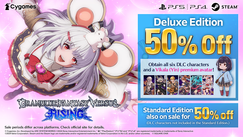 《碧藍幻想Versus：崛起》 Ver 1.60版本更新於10月25日上線！