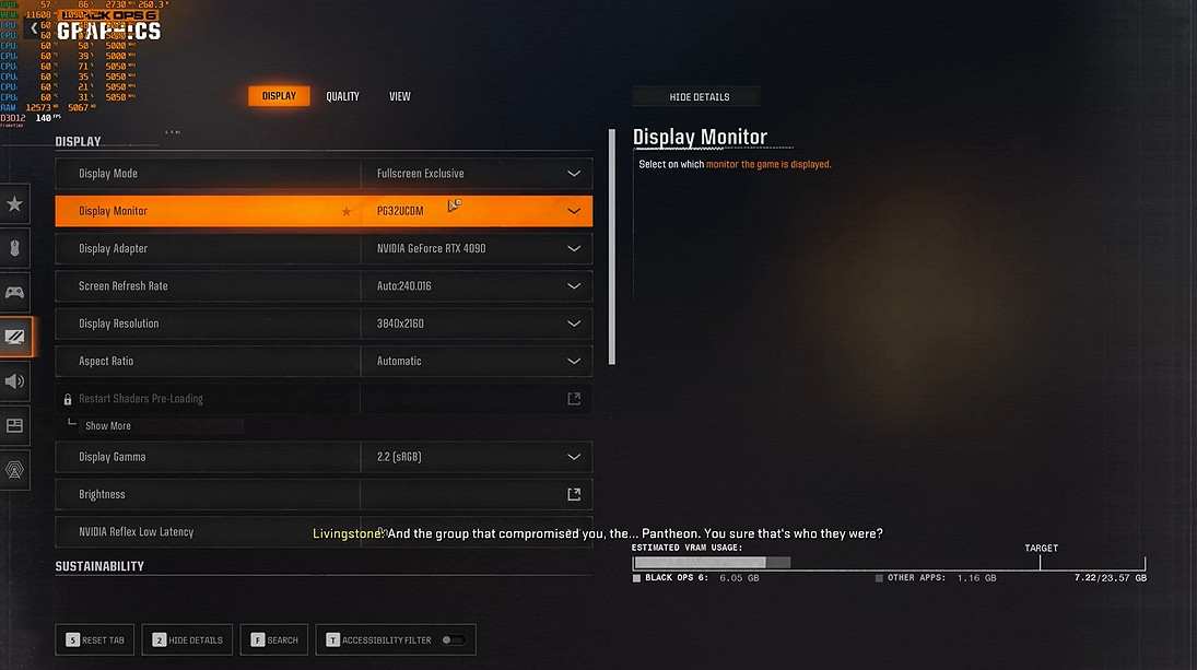 《決勝時刻：黑色行動6》RTX4090最高畫質展示/評測