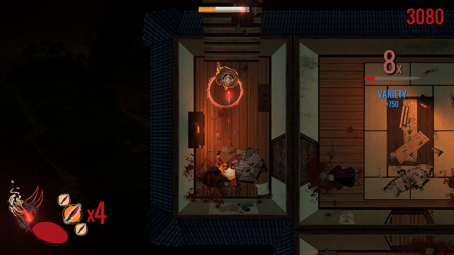 俯視角高速動作遊戲《瘋狂武士》上線Steam 10月發售 俯視角高速動作遊戲《瘋狂武士》上線Steam 10月發售