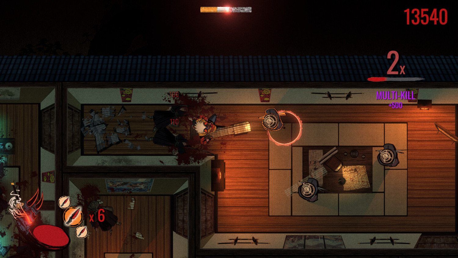 俯視角高速動作遊戲《瘋狂武士》上線Steam 10月發售 俯視角高速動作遊戲《瘋狂武士》上線Steam 10月發售