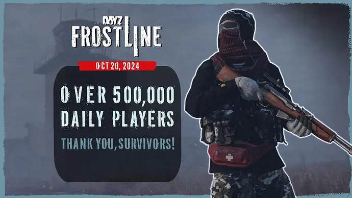 《DayZ：Frostline》發布後玩家數激增：日登超50萬！