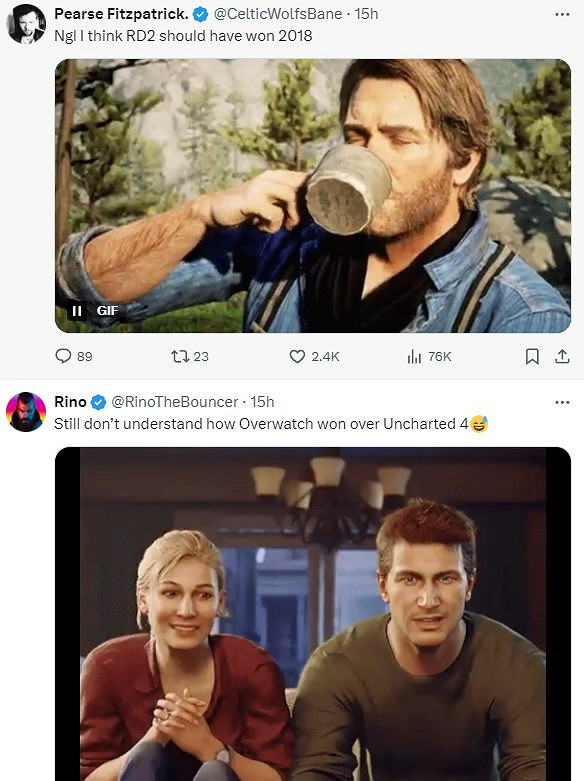 TGA歷年年度遊戲得主匯總 2024年會是黑神話嗎? TGA歷年年度遊戲得主匯總 2024年會是黑神話嗎?