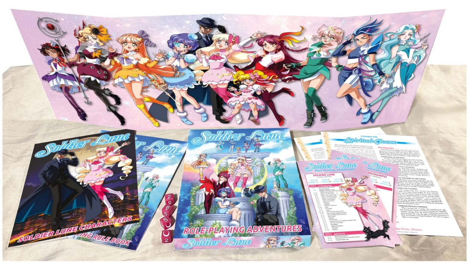 致敬美少女戰士的TRPG遊戲《Soldier Lune》眾籌成功