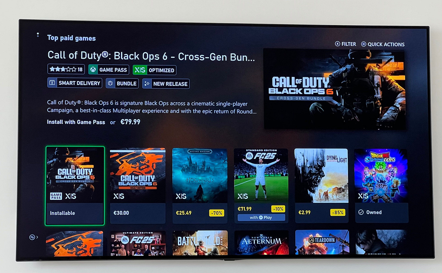  Xbox Game Pass (XGP) 白剽不影響銷量！《COD21》成XBOX遊戲暢銷榜第1名