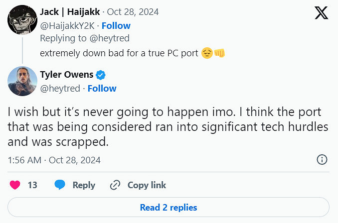 《最後一戰5》原計劃移植到PC 但因重大技術問題放棄