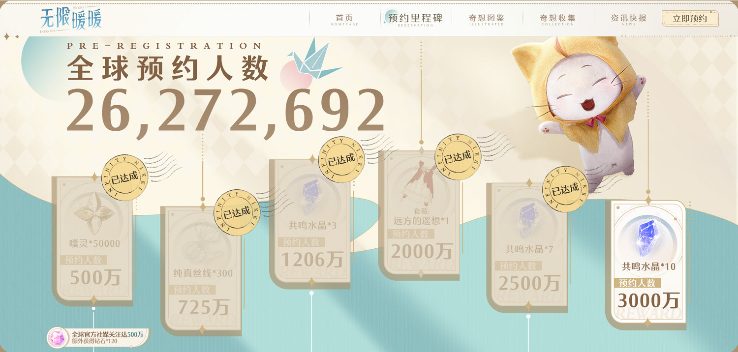 《無限暖暖》PS5版國際服封閉技術測試招募開始! 《無限暖暖》PS5版國際服封閉技術測試招募開始!