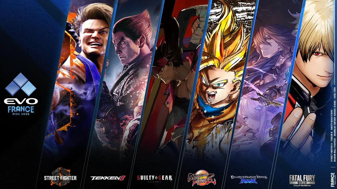 EVO法國站主要比賽遊戲公布 《餓狼傳說》參戰 EVO法國站主要比賽遊戲公布 《餓狼傳說》參戰