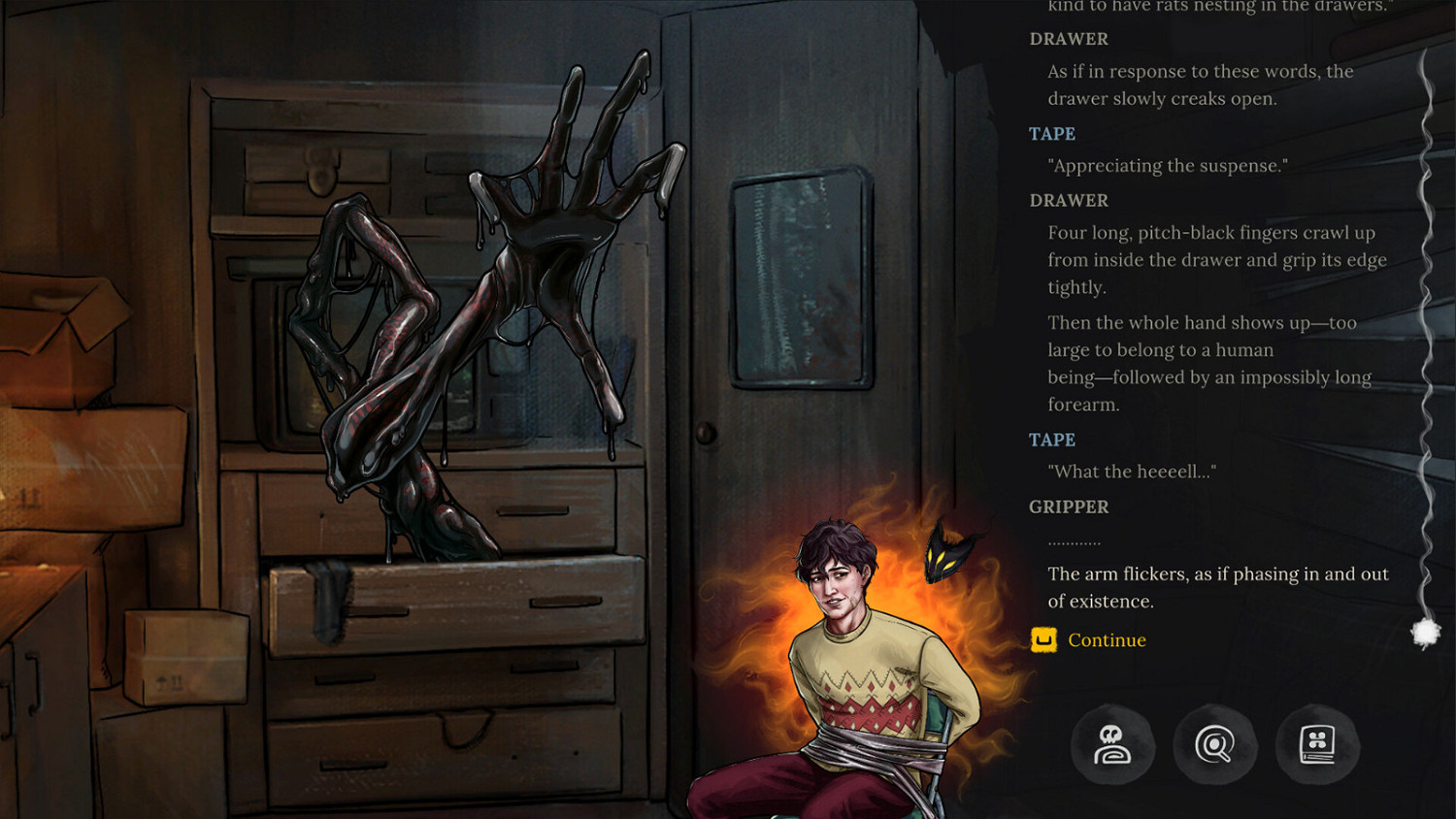 恐怖敘事冒險遊戲《惡魔讓我做這款遊戲》Steam頁面公布 發售日待定 恐怖敘事冒險遊戲《惡魔讓我做這款遊戲》Steam頁面公布 發售日待定