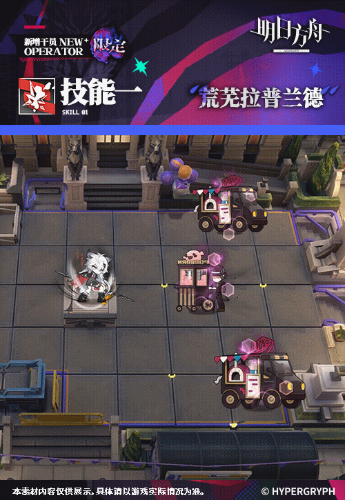 明日方舟荒蕪拉普蘭德幹員圖鑒