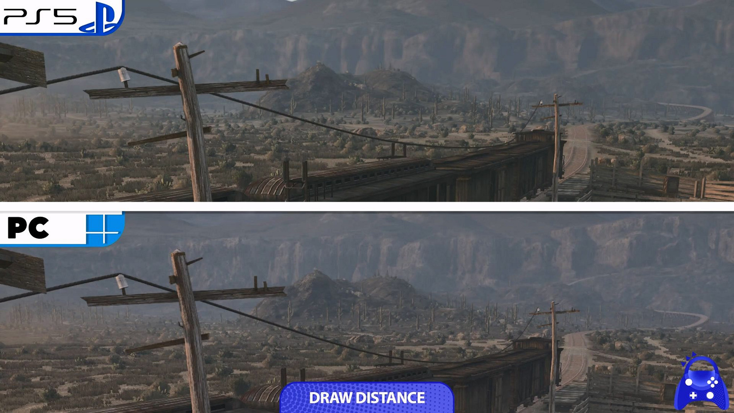 《荒野大鏢客:救贖》PC版 VS PS5版 整體差別不大! 《荒野大鏢客:救贖》PC版 VS PS5版 整體差別不大!