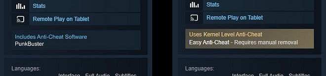 Steam更改免責聲明:強制廠商說明是否使用反作弊工具 Steam更改免責聲明:強制廠商說明是否使用反作弊工具