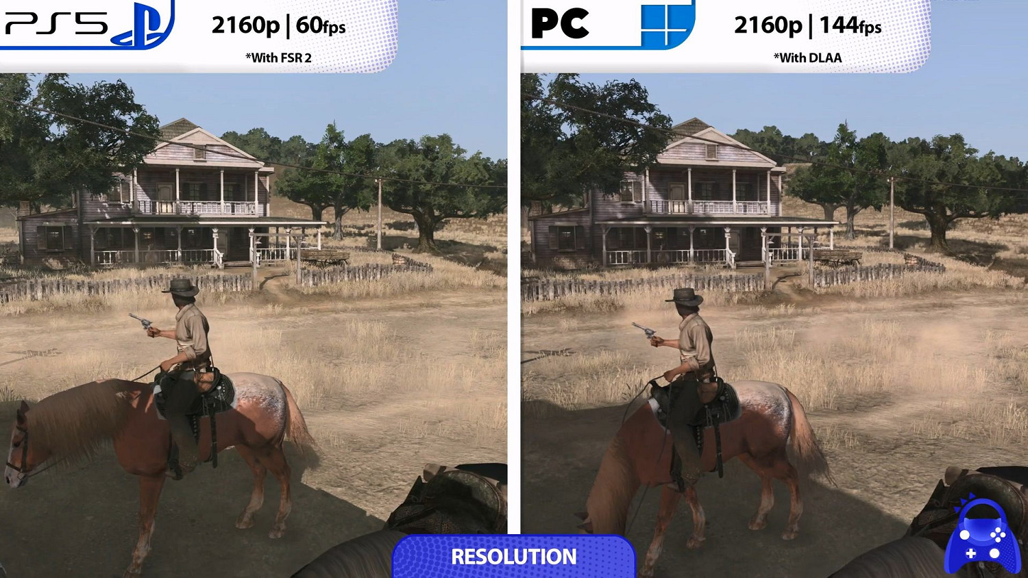 《荒野大鏢客:救贖》PC版 VS PS5版 整體差別不大! 《荒野大鏢客:救贖》PC版 VS PS5版 整體差別不大!