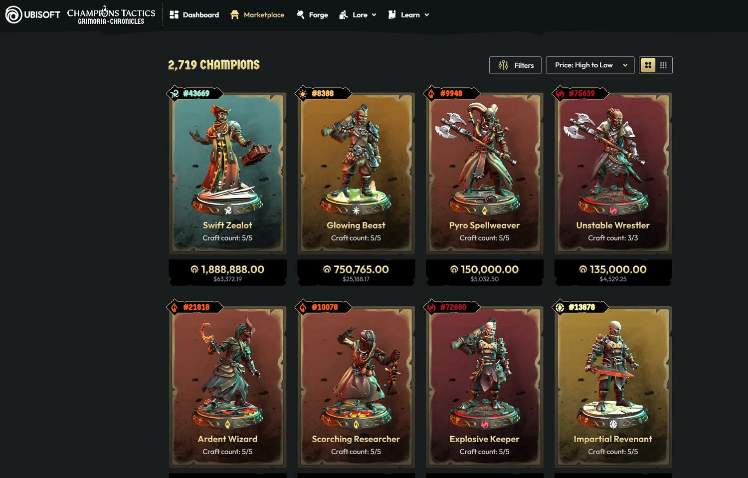 育碧首款區塊鏈遊戲免費推出 但NFT產品最高售價為64000美元 育碧首款區塊鏈遊戲免費推出 但NFT產品最高售價為64000美元