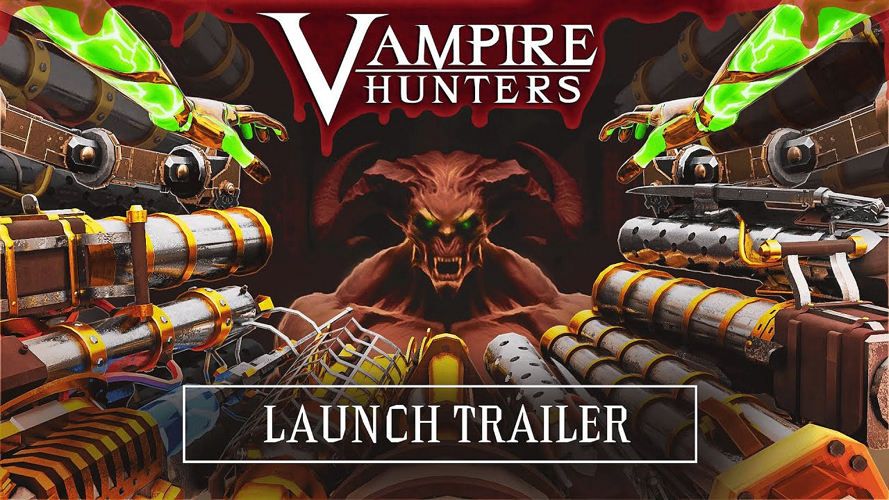 彈幕射擊動作類肉鴿遊戲《吸血鬼獵人》現已推出1.0正式版 獲特別好評 彈幕射擊動作類肉鴿遊戲《吸血鬼獵人》現已推出1.0正式版 獲特別好評