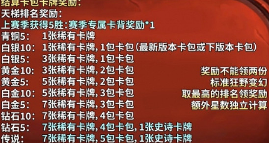 爐石戰記月初段位繼承規則介紹