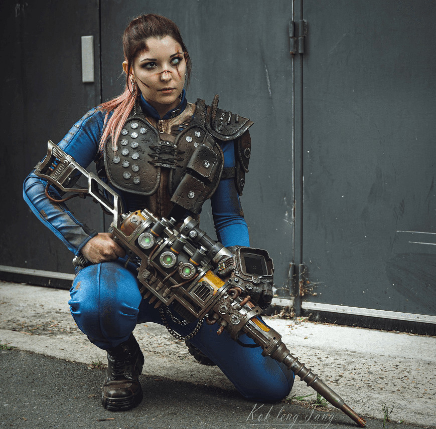 國外小姐姐COS《戰慄時空》等遊戲角色 妝造十分還原！