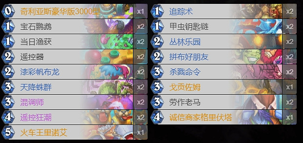 爐石戰記宇宙亂鬥角鬥場亂鬥無新卡卡組推薦 爐石戰記宇宙亂鬥角鬥場亂鬥無新卡卡組推薦