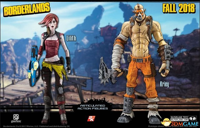 價格良心！《邊緣禁地2》瘋子和莉莉絲手辦曝光