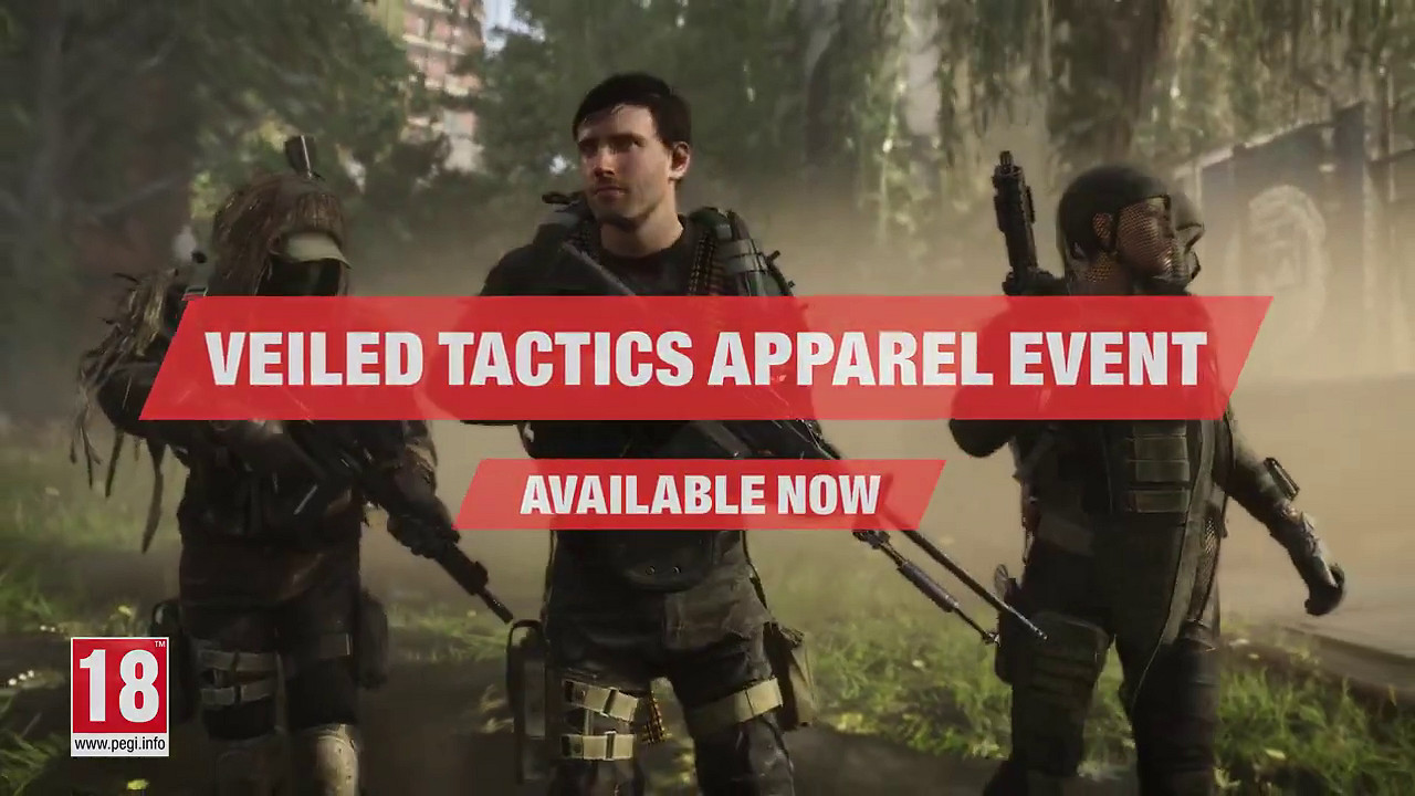《全境封鎖2》發布“Veiled Tactics”服裝活動預告片