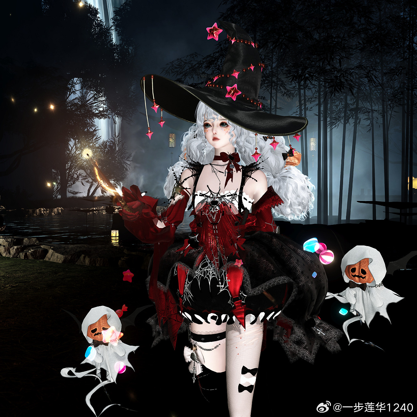 全網曬萬聖節COS，何炅邪惡梔子花都來了，最火的卻是一套遊戲穿搭?