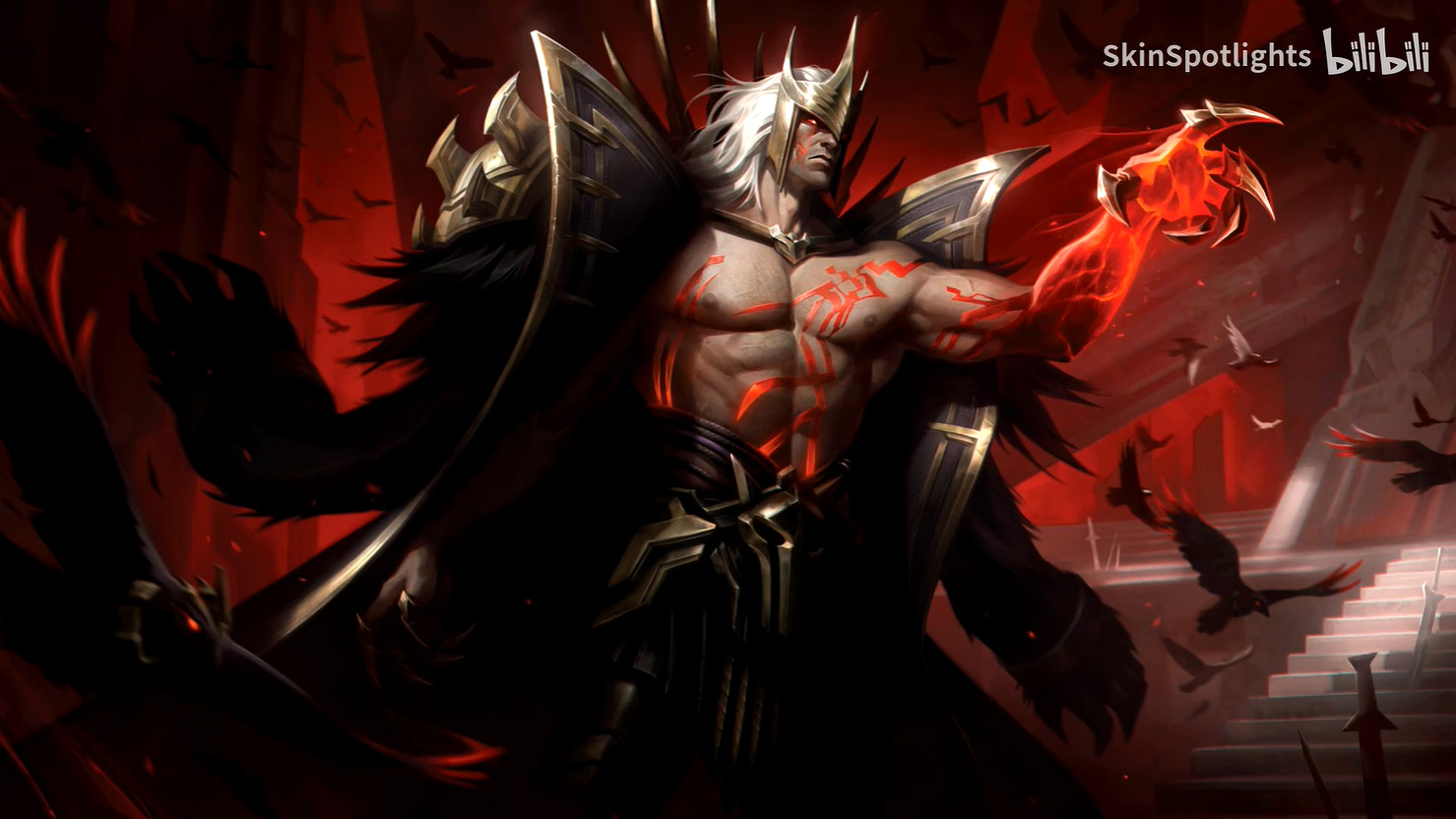 《英雄聯盟》“狼神英靈”斯維因皮膚展示 建模圖 《英雄聯盟》“狼神英靈”斯維因皮膚展示 建模圖