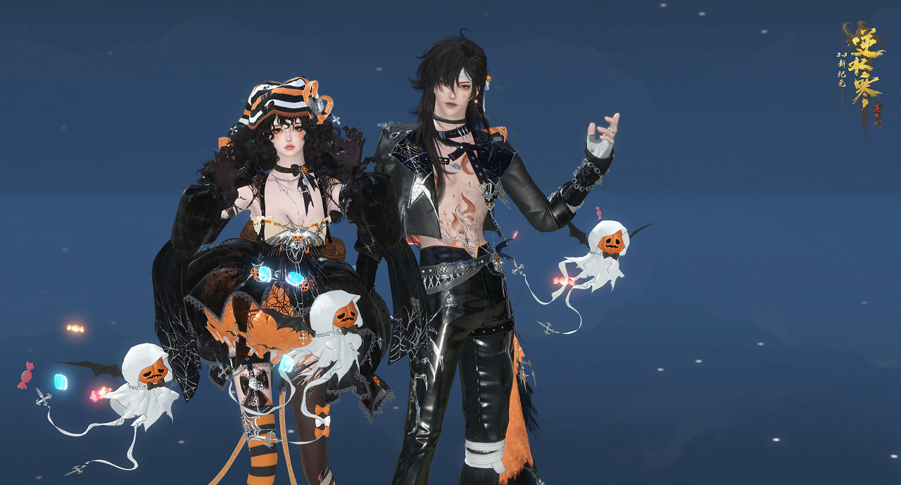 全網曬萬聖節COS，何炅邪惡梔子花都來了，最火的卻是一套遊戲穿搭?