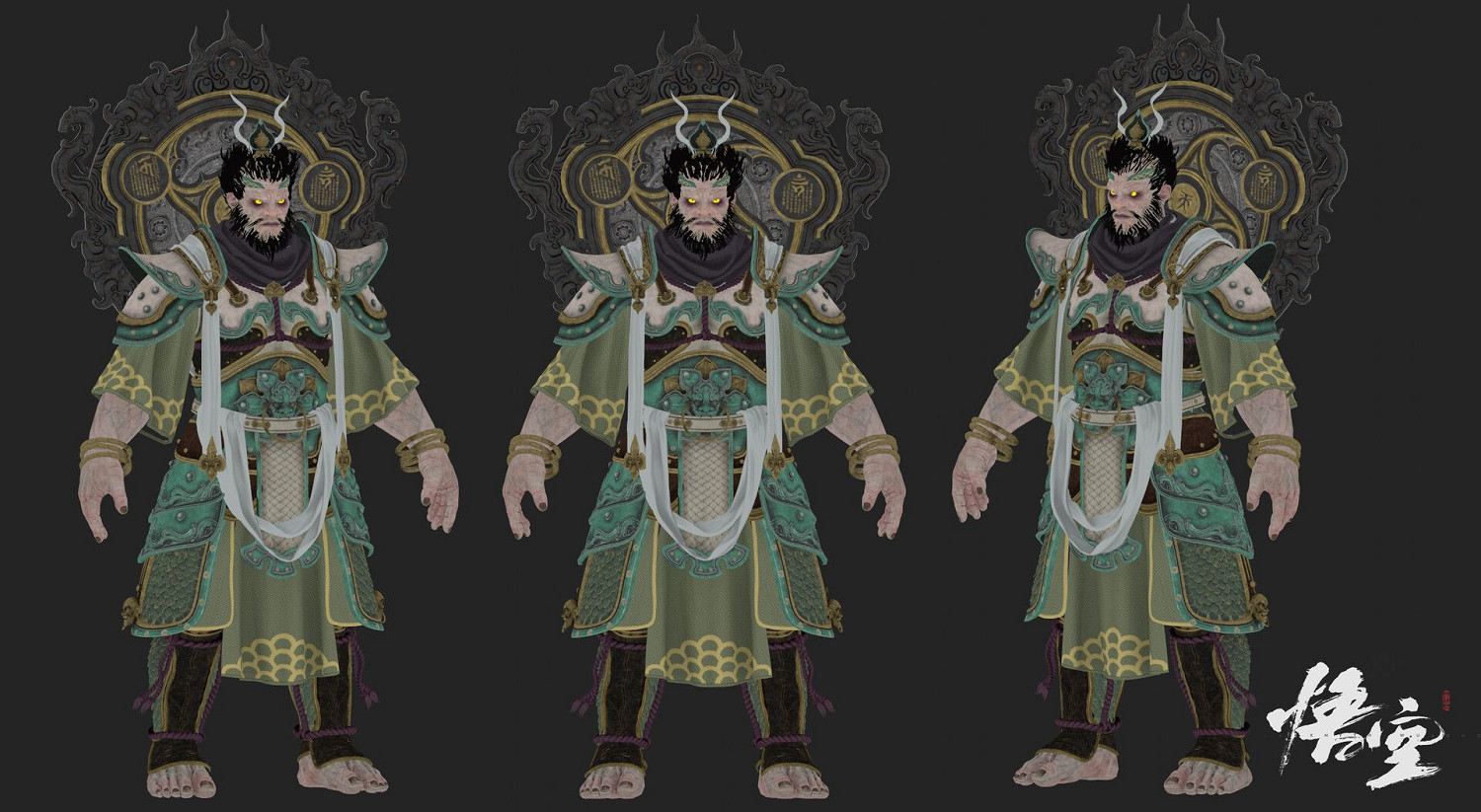 《黑神話》曝新角色設定圖 四大天王、掌燈禦史等! 《黑神話》曝新角色設定圖 四大天王、掌燈禦史等!