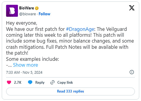 《闇龍紀元4》本周晚些時候將推出首個更新檔!內容介紹 《闇龍紀元4》本周晚些時候將推出首個更新檔!內容介紹