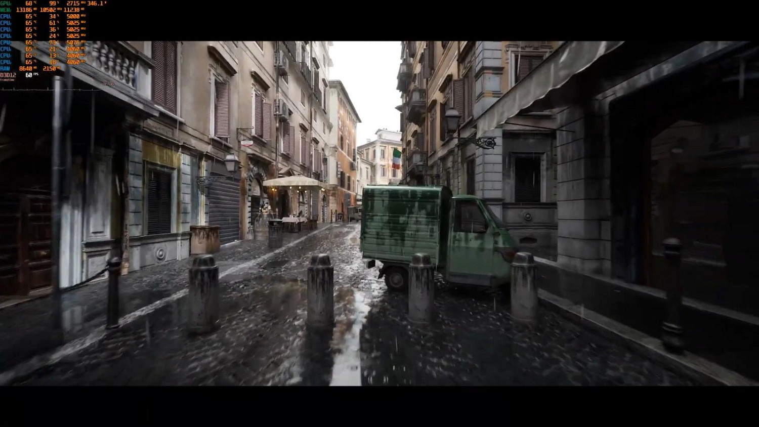 虛幻5.4引擎羅馬小鎮展示 畫面逼真讓人難辨真假