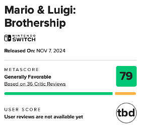 《瑪利歐＆路易吉RPG兄弟齊航》媒體評分解禁 IGN5分